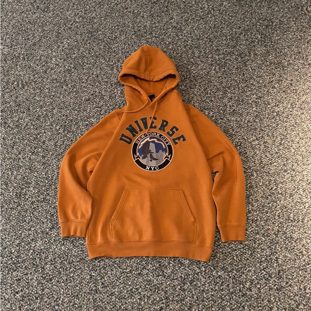 Men's H&M yellow NYC hoodie